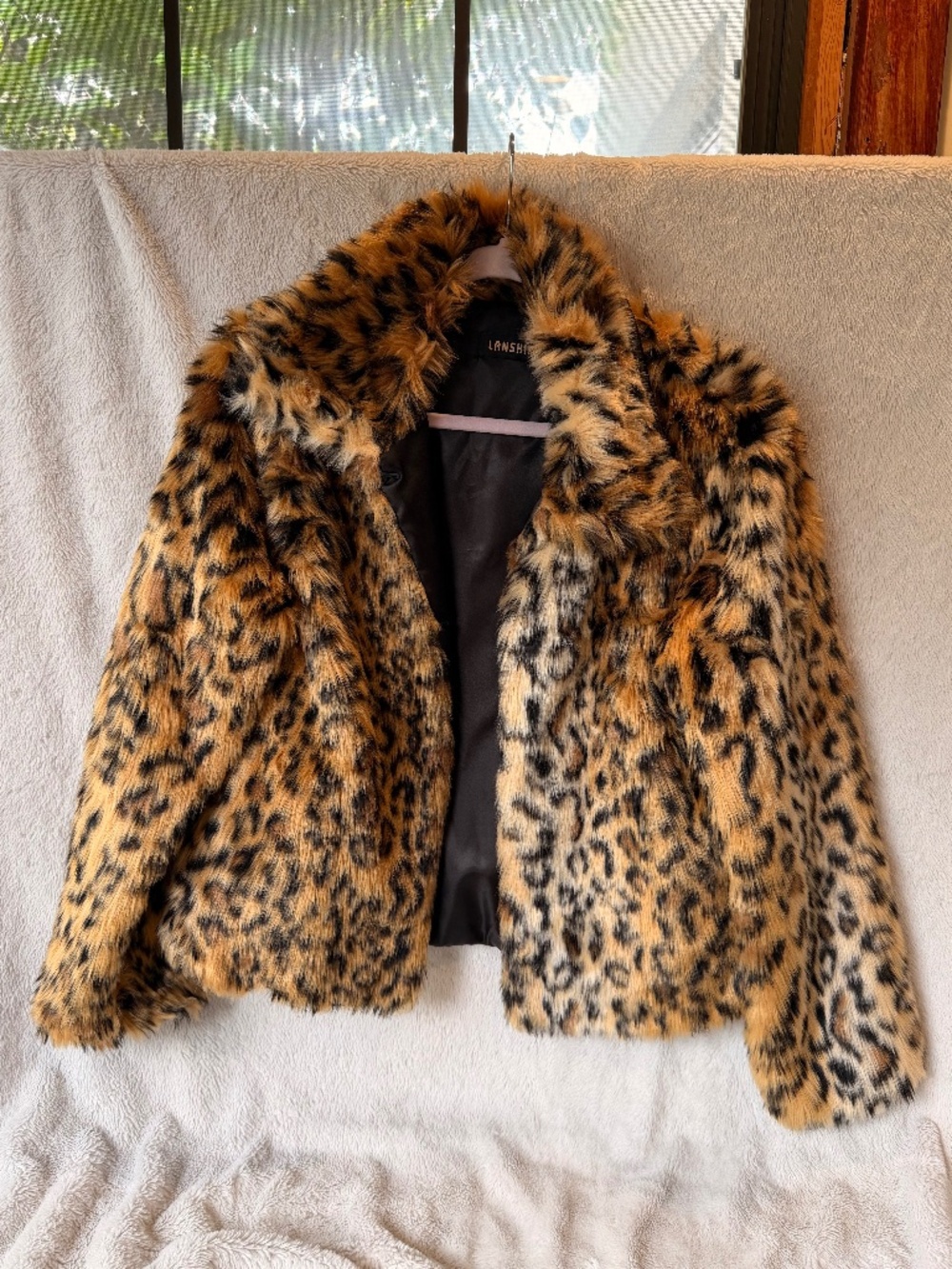 Faux Leopard Jacket